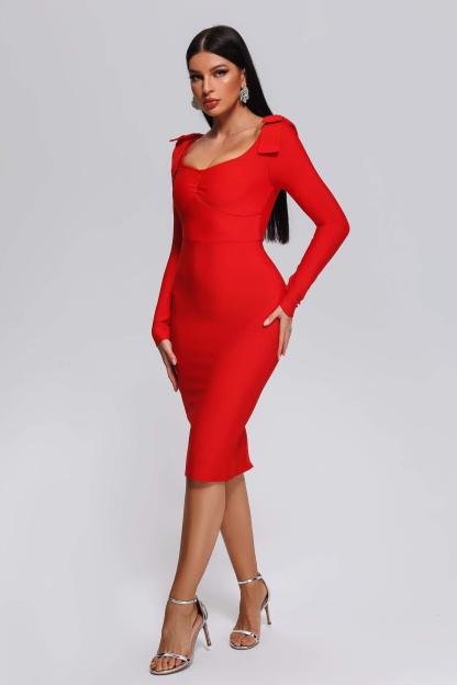Winnie Midi Bandage Dress - Bellabarnett
