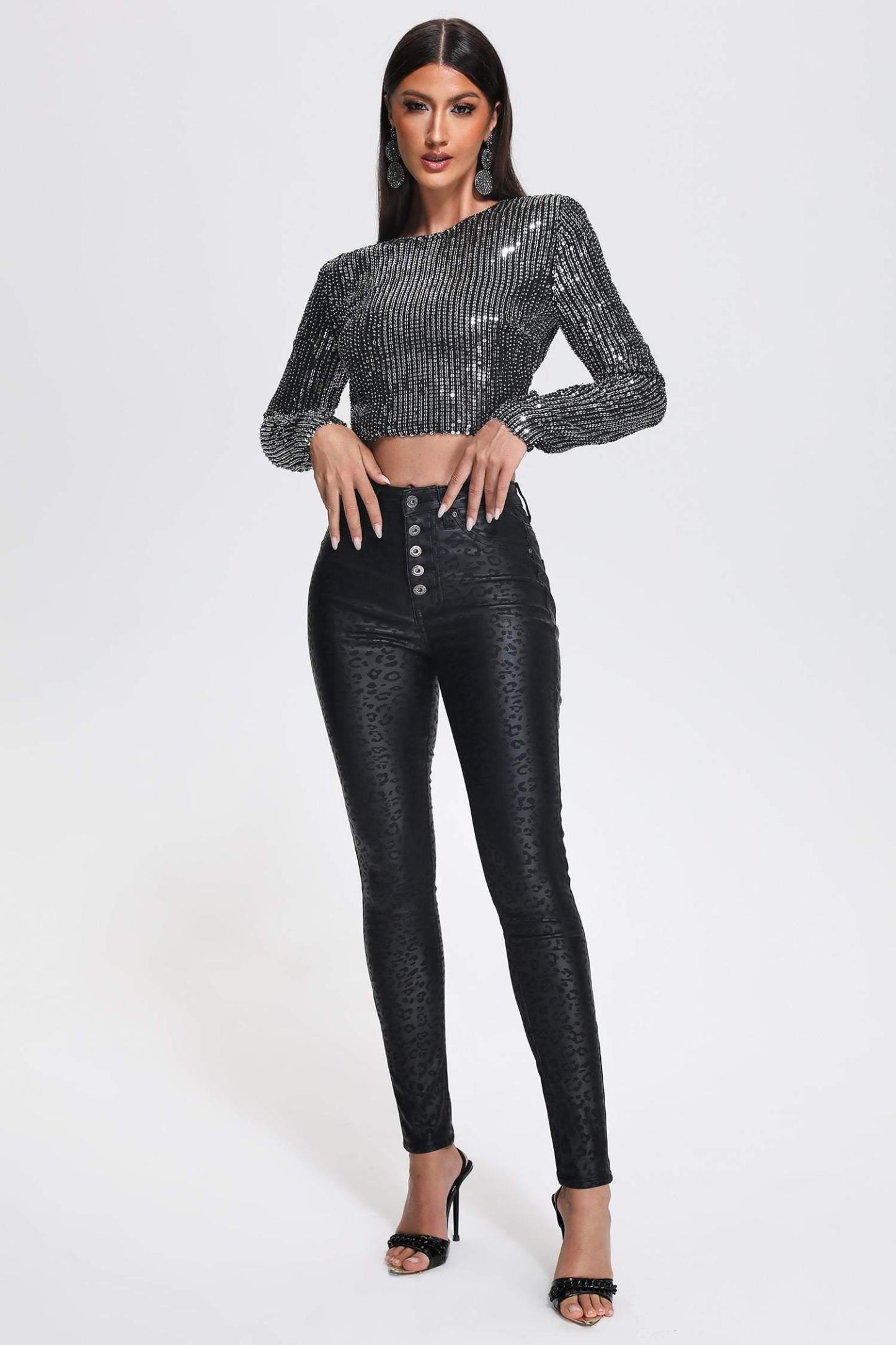 Sila Leopard Pants - Bellabarnett