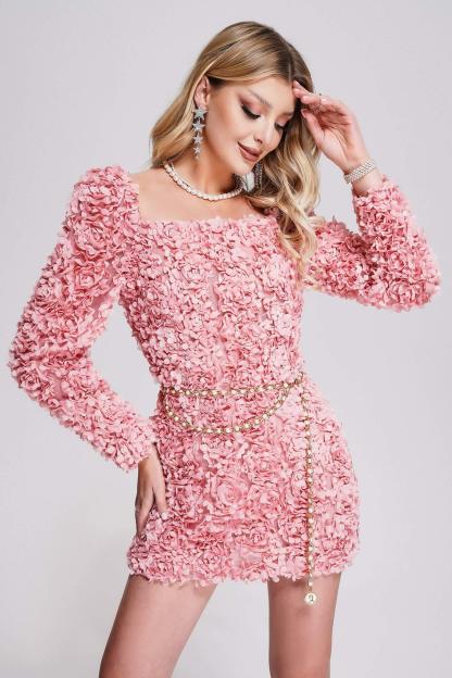 Louxia Floral Mini Dress - Bellabarnett