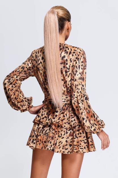 Larriet Leopard Mini Dress