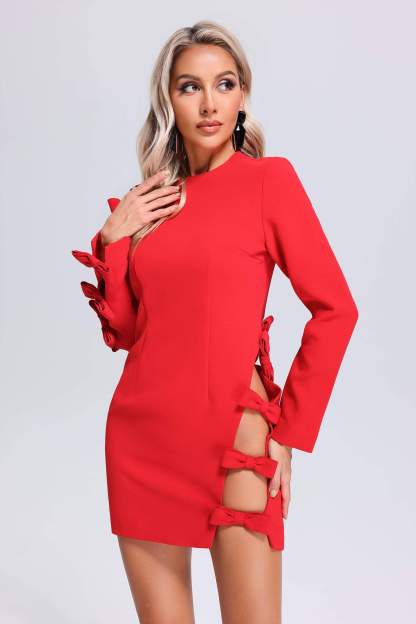 Josie Bowknots Mini Dress