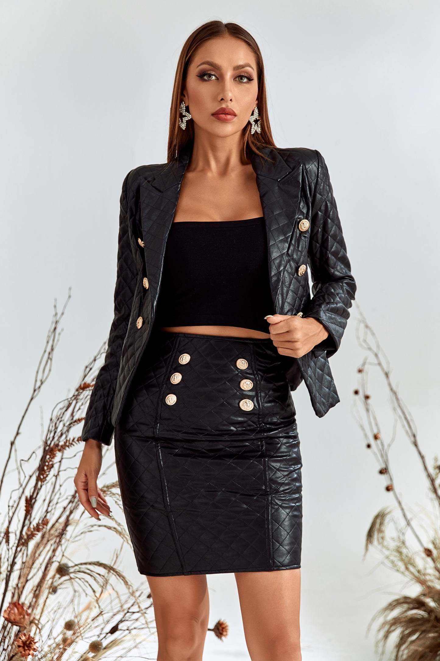 Deana Leather Set - Bellabarnett