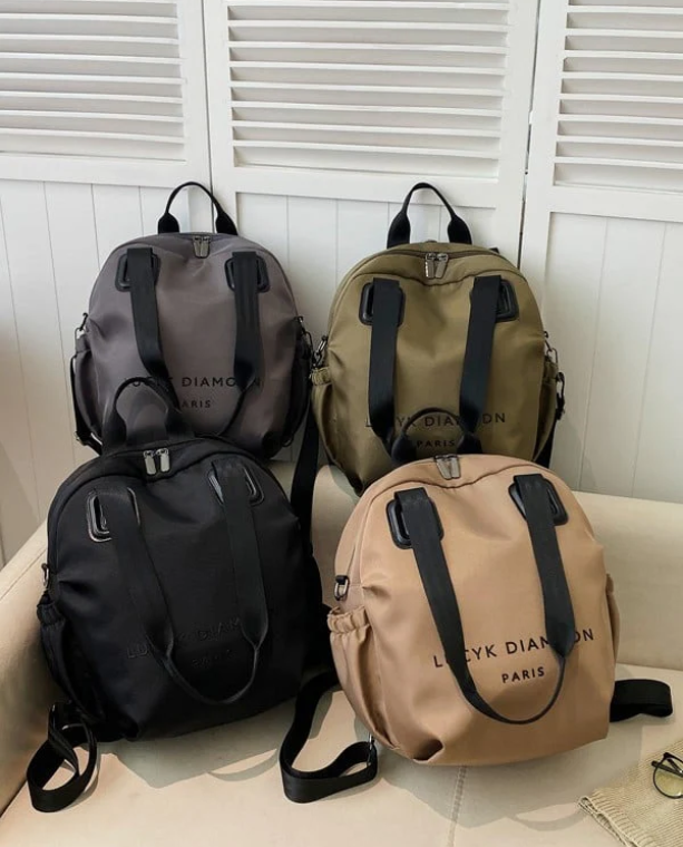 Lightweight single-shoulder bag, dual-purpose bag for travel, large-capacity backpack, women's casual commuting single-shoulder bag, double-shoulder bag, tote bag