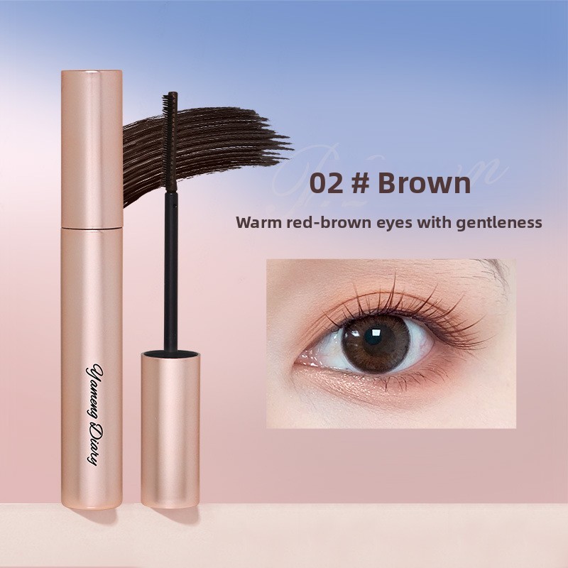 YAMENG mascara is a natural, long-lasting, setting, waterproof, sweat-proof and non-smudging silver tube mascara base✨✨
