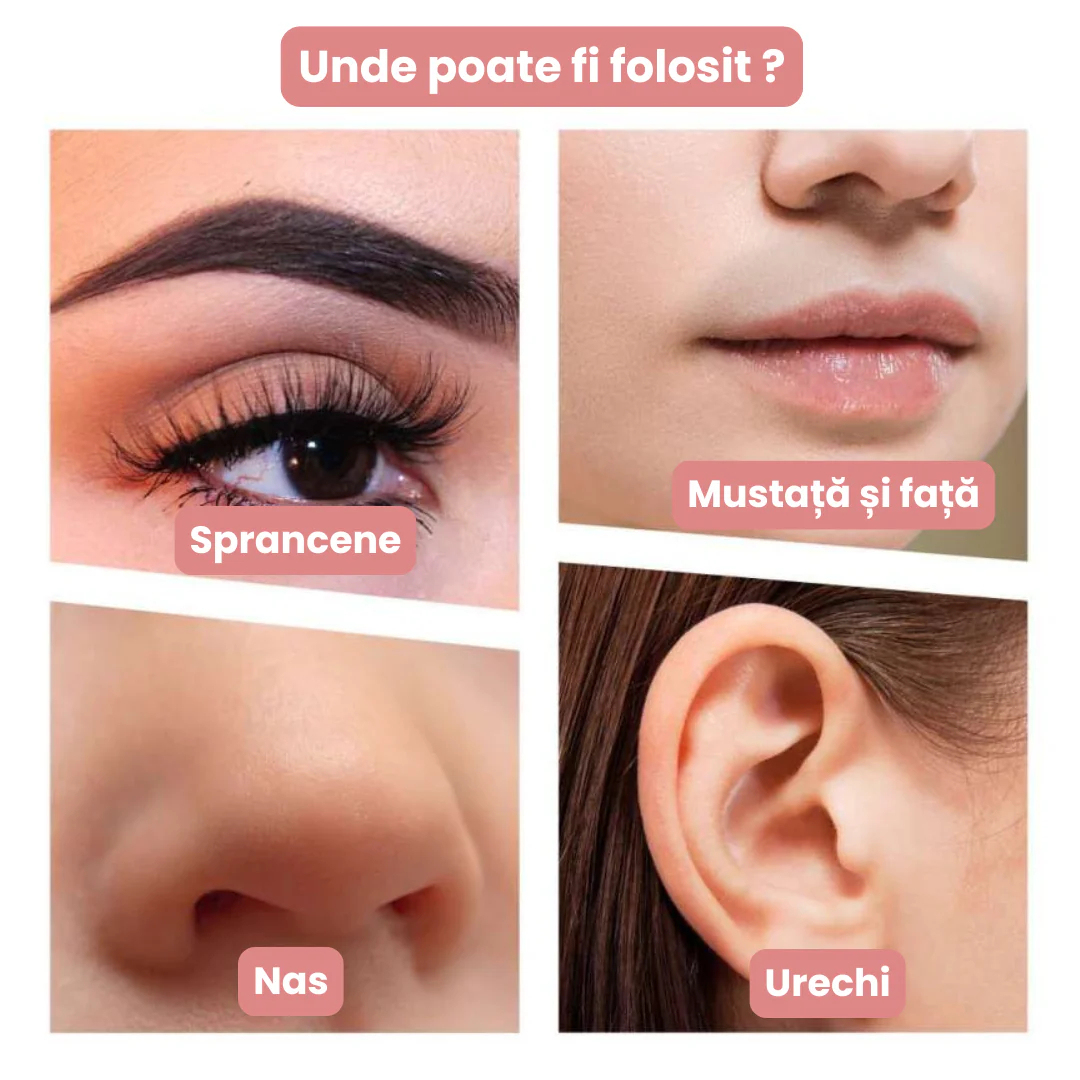 EasyBrow™ Aparat Sprâncene și Păr Facial NOU: 🏆 Votat aparatul anului 2025