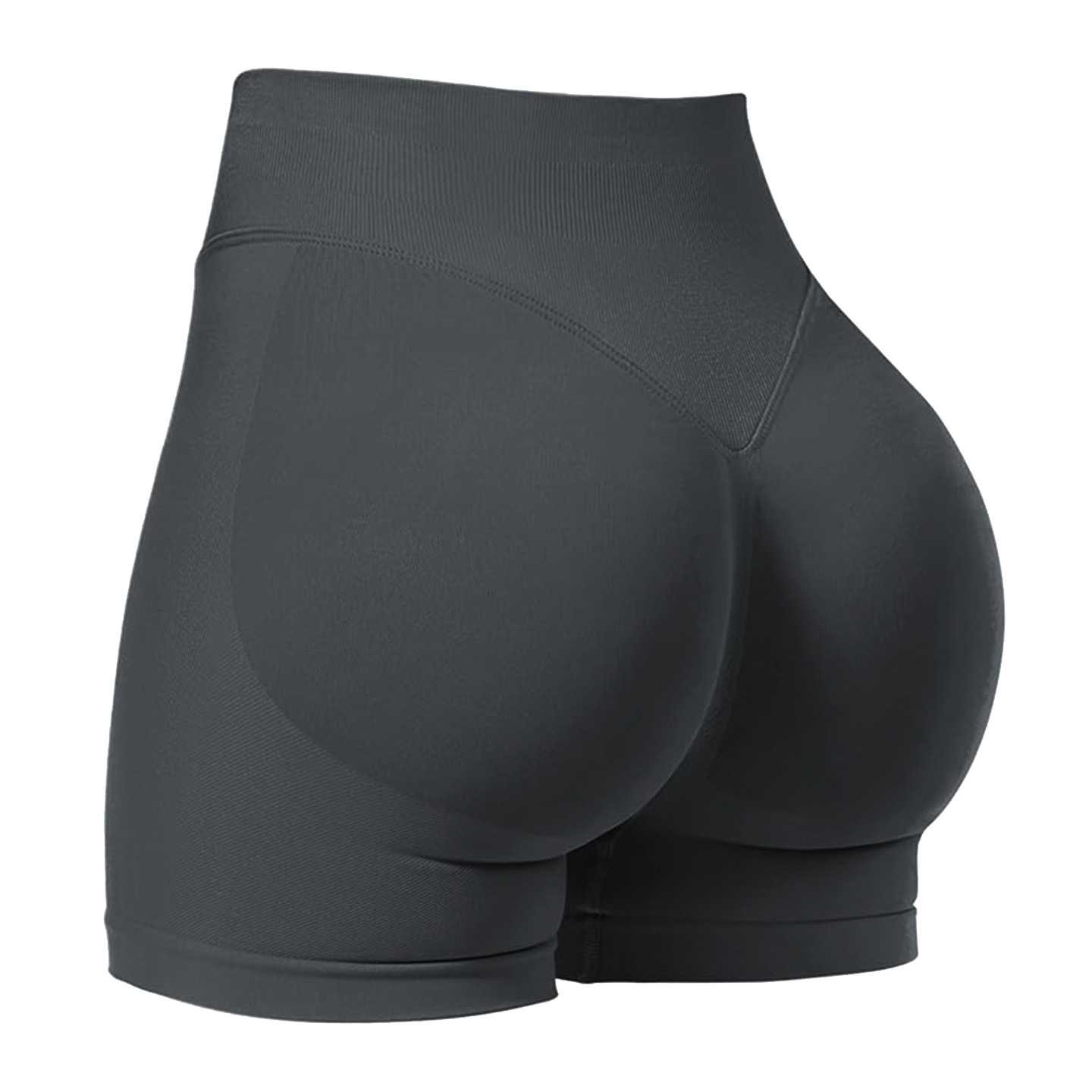 Tight-fitting, waist-lifting yoga pants, seamless, breathable, quick-drying, nude feel, high-elasticity, sports and fitness three-point shorts✨✨