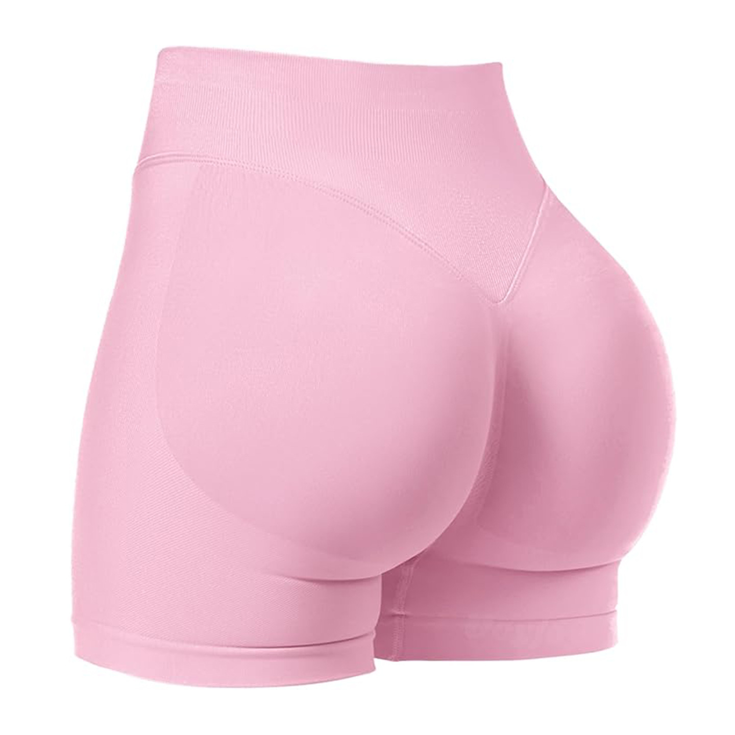 Tight-fitting, waist-lifting yoga pants, seamless, breathable, quick-drying, nude feel, high-elasticity, sports and fitness three-point shorts✨✨