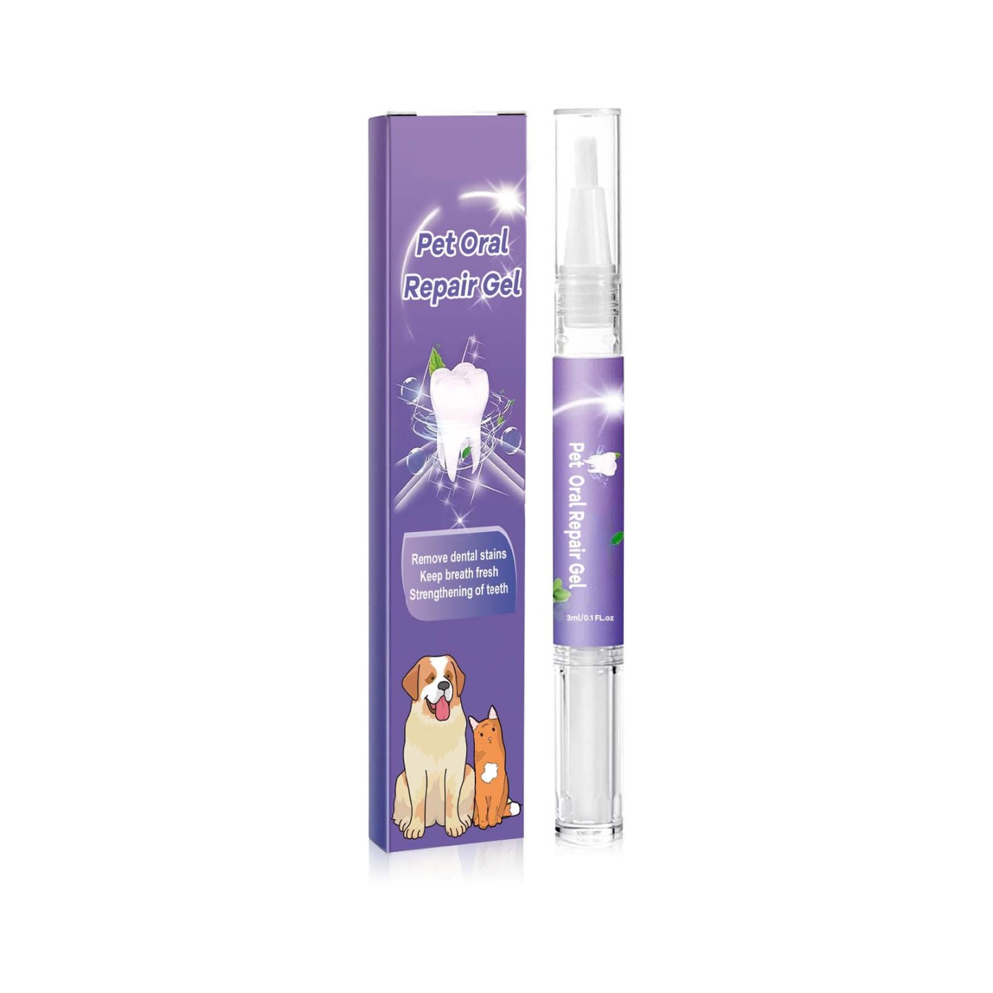 Pet Oral care gel to remove bad breath and tartar Pet Oral care Pet de
