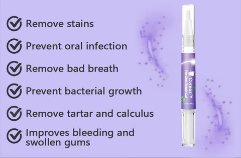 Pet Oral care gel to remove bad breath and tartar Pet Oral care Pet dental care Pet Dental pen ✨