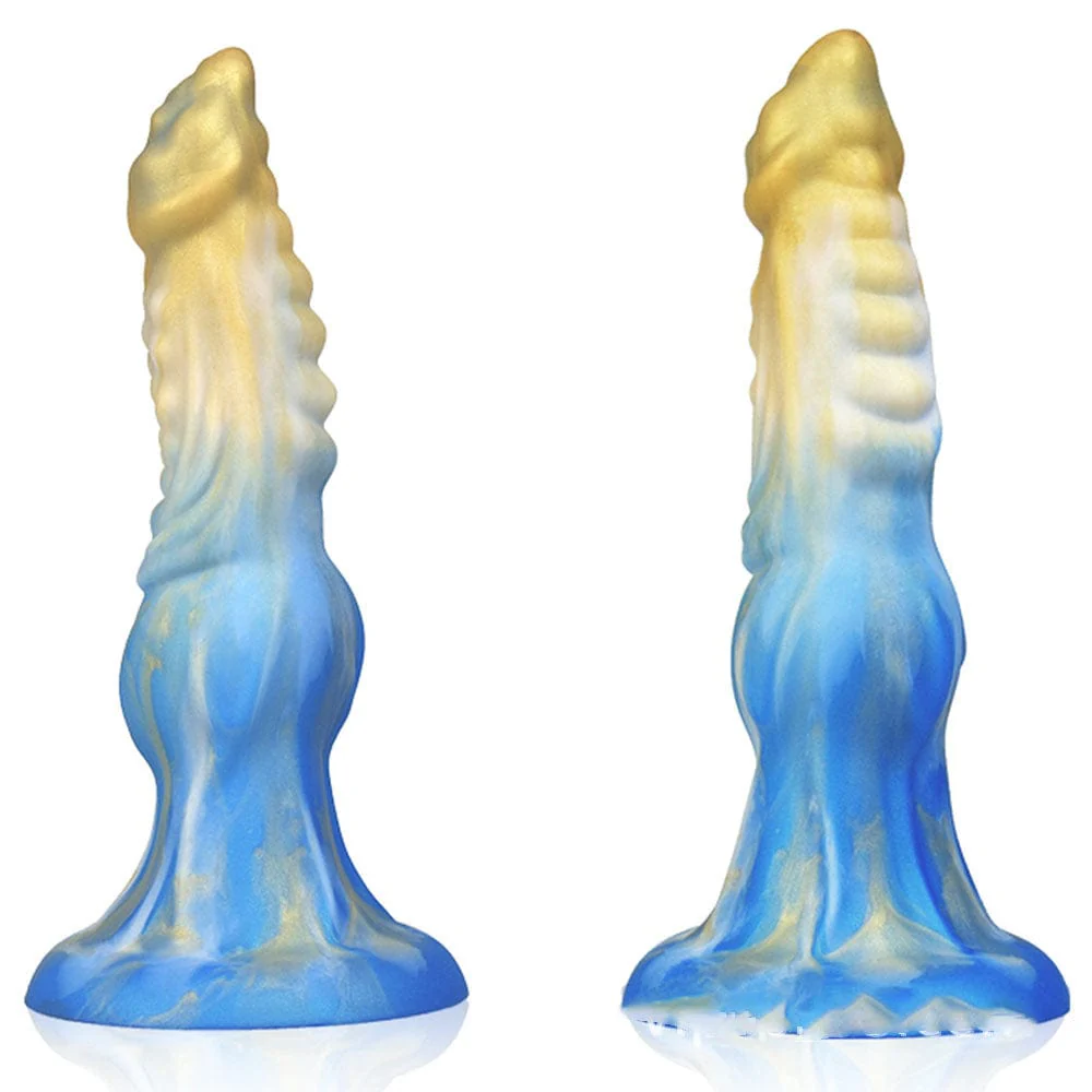Animisttoy-Alien Dildo Mixed Color Liquid Silicone Allovers Dildo Sex Toys