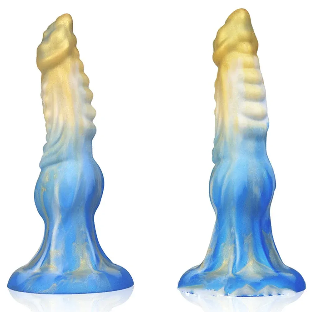 Animisttoy-Alien Dildo Mixed Color Liquid Silicone Allovers Dildo Sex Toys