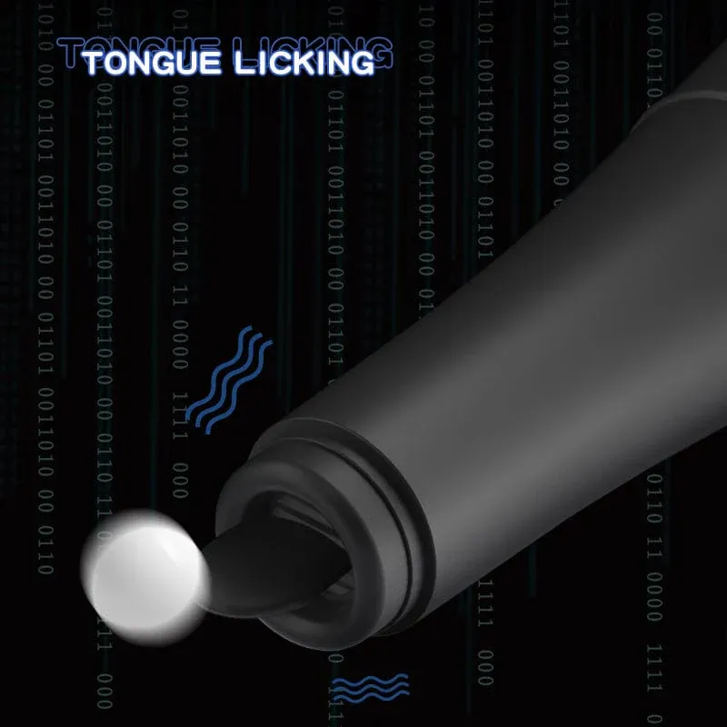 Animisttoy-Baseball - Automatic Telescopic Dildo With Tongue Licking And Heating Function
