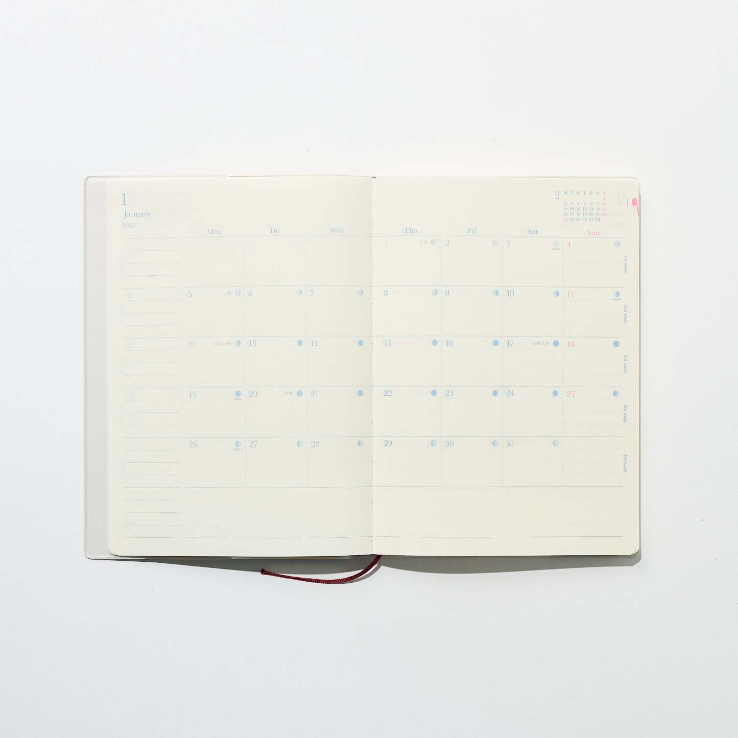 24 - Hour Gradient Day Length Diary / MIDORI - bungu