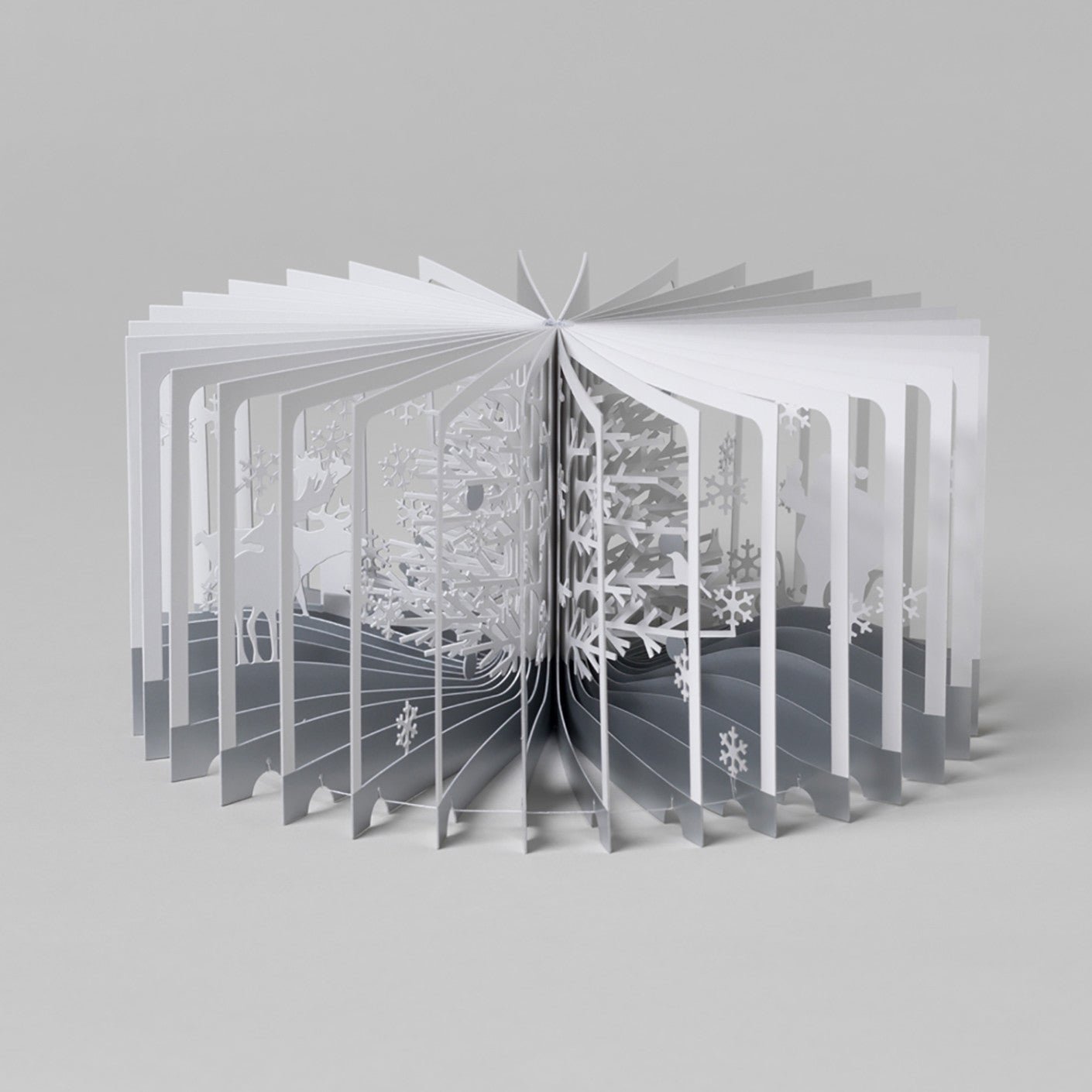 360° BOOK Snow Falling Forest / Seigensha - bungu