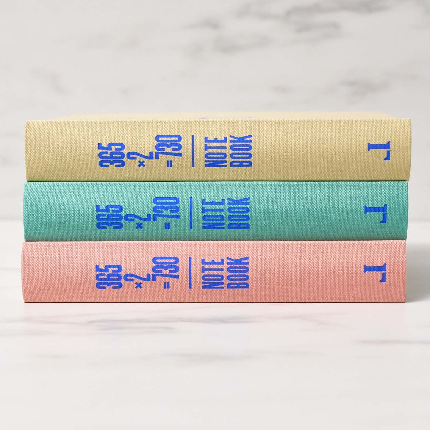 "365 by Two Note" 2 Years Diary / Letterpress Letters - bungu
