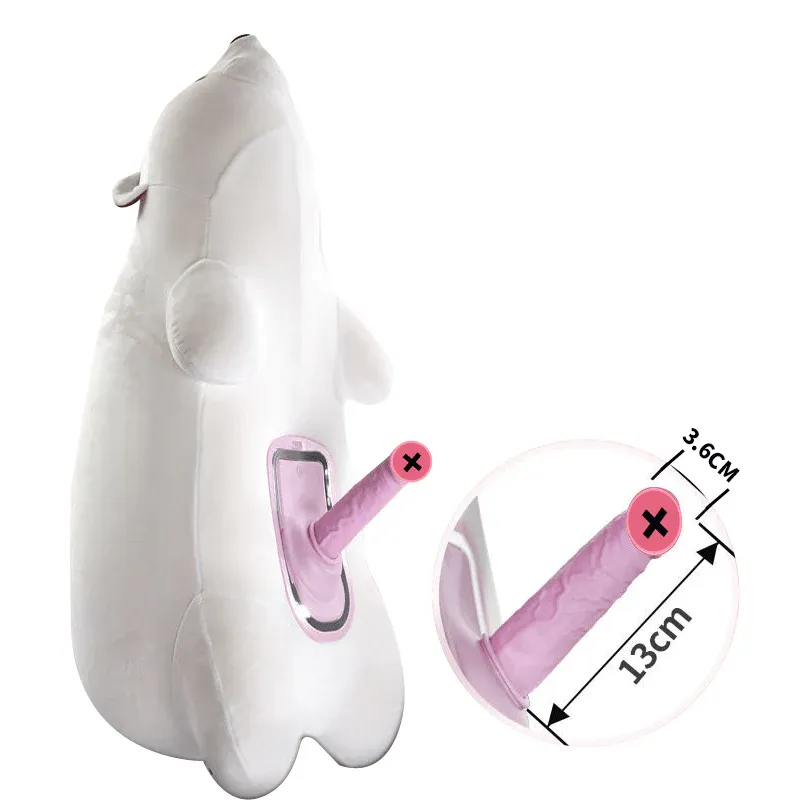 Animisttoy-Discreet Infinity Pillow Polar Bear Remote Control Sex Machine