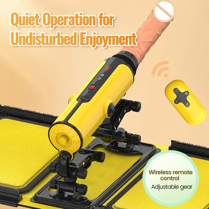 Animisttoy-Leather Bag 1.0 Female Sex Machine Masturbation Pumping Gun With Dildos