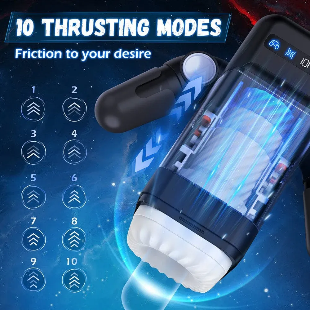 Animisttoy-Game Cup Telescopic Vibrating Heating Masturbator