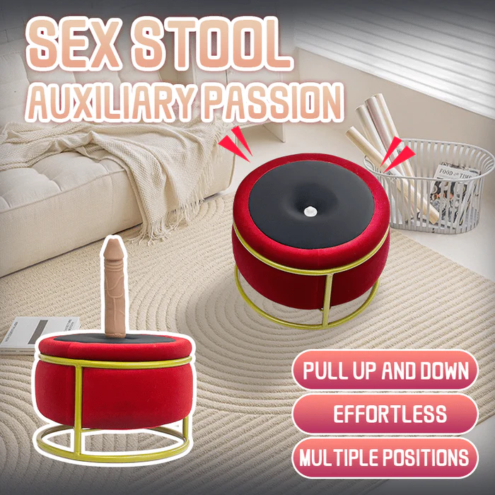 Animisttoy- Red Seat Dildo Machine Chair Massage Seat