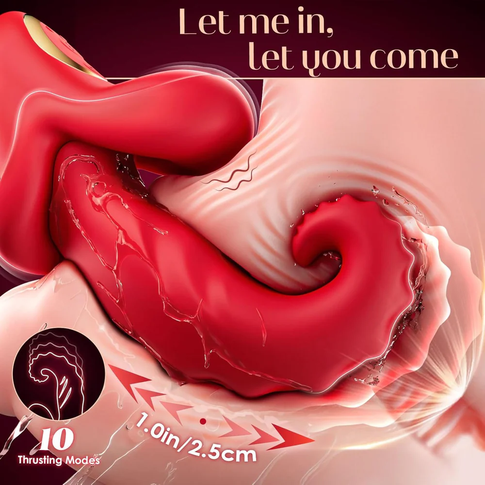 Animisttoy-Venus Realistic Tongue Licking Thrusting G Spot Vibrator