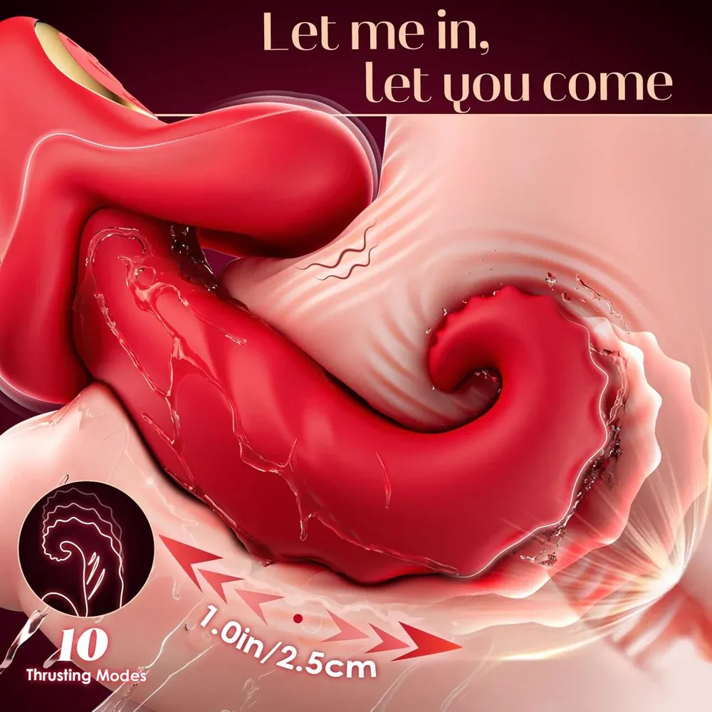 Animisttoy-Venus Realistic Tongue Licking Thrusting G Spot Vibrator