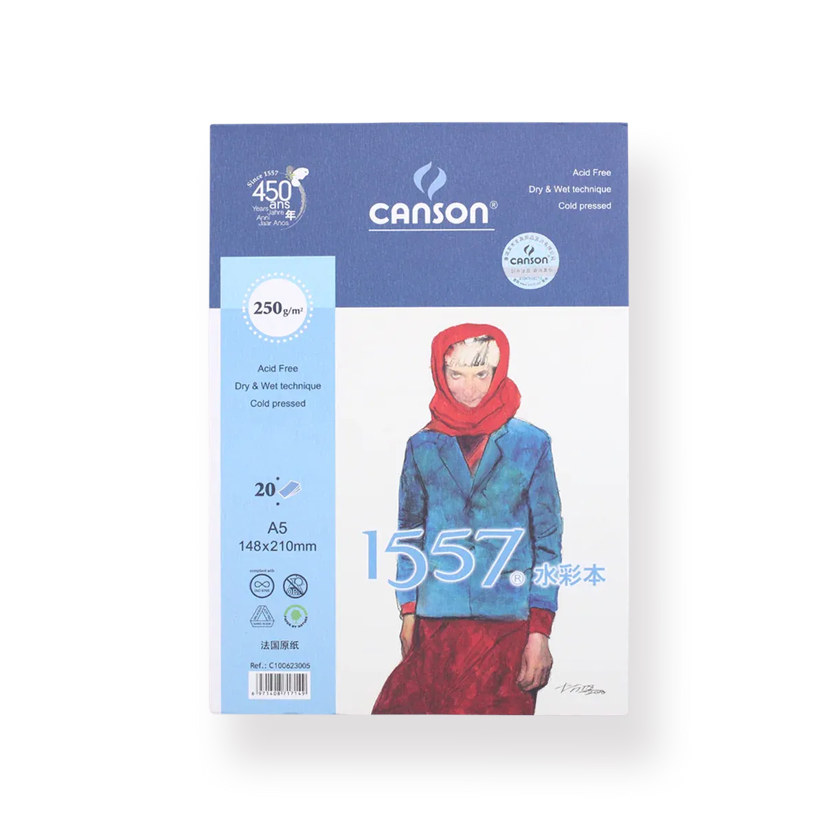 Canson Barbizon Watercolor Paper - A5