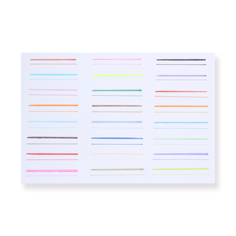 Double-Sided Water-based Brush Pen - 24 Color Set