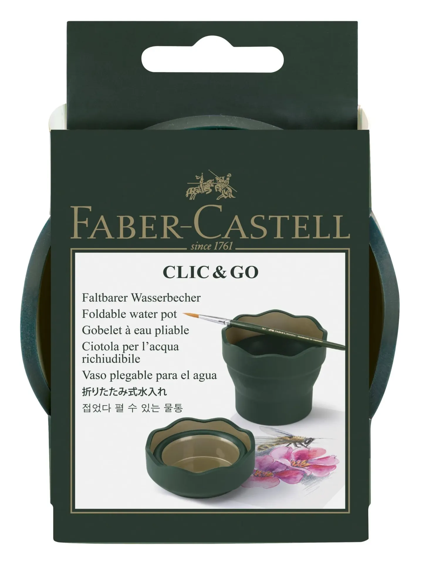 Faber-Castell Clic & Go Foldable Water Pot