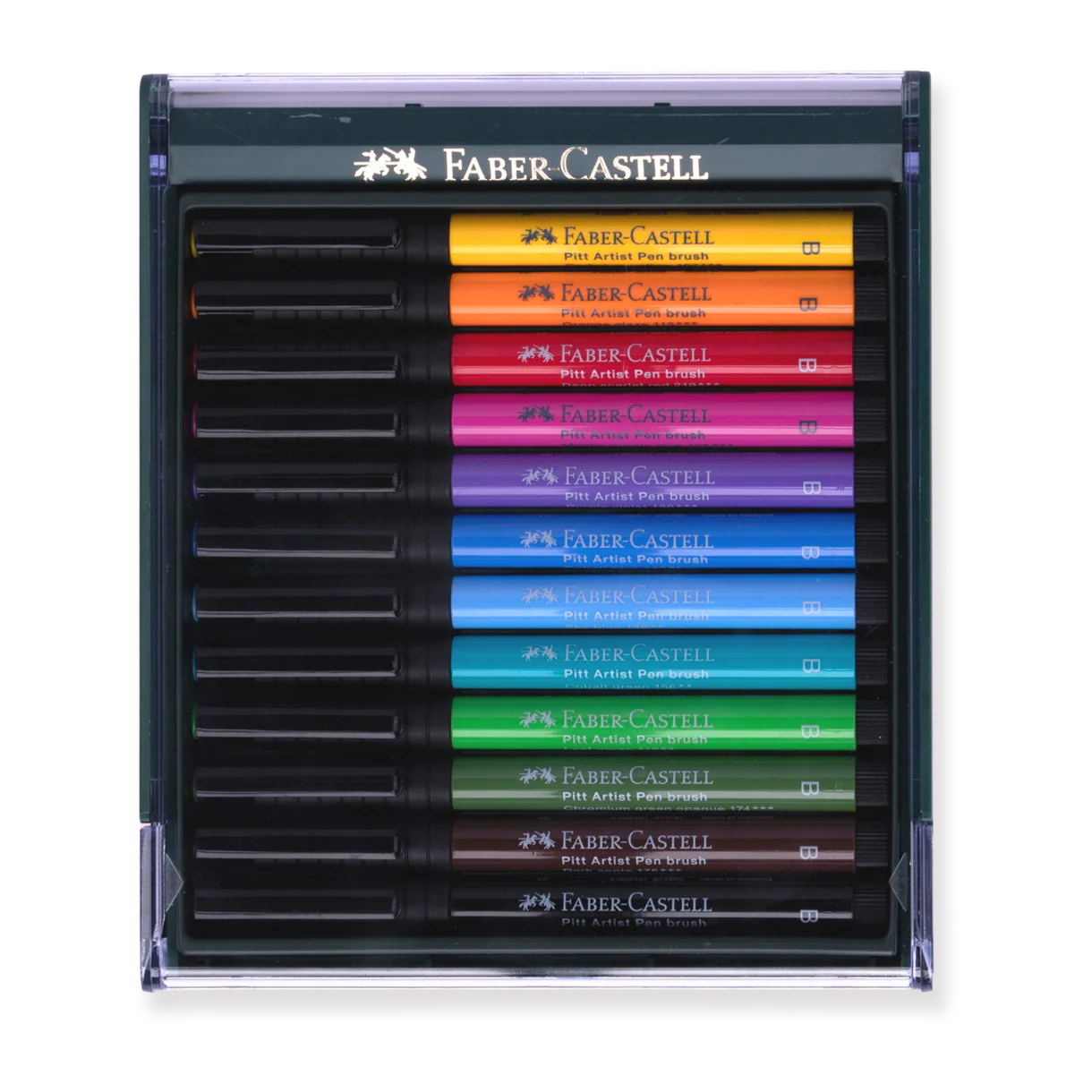 Faber-Castell Pitt Artist Brush  Pen - Set of 12 - Bright