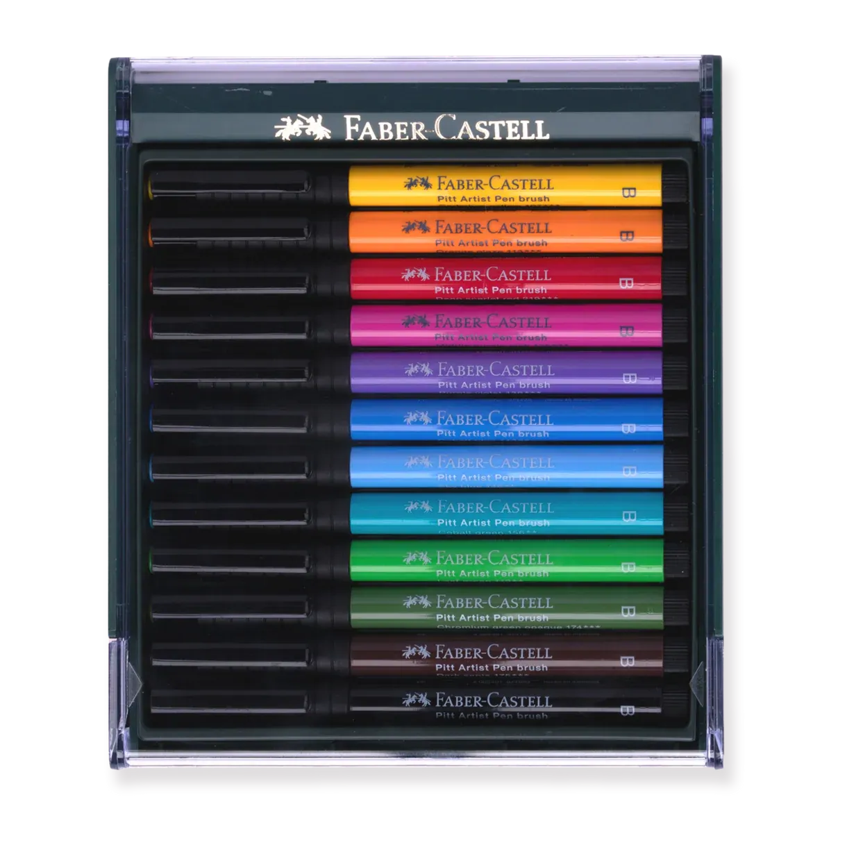 Faber-Castell Pitt Artist Brush  Pen - Set of 12 - Bright
