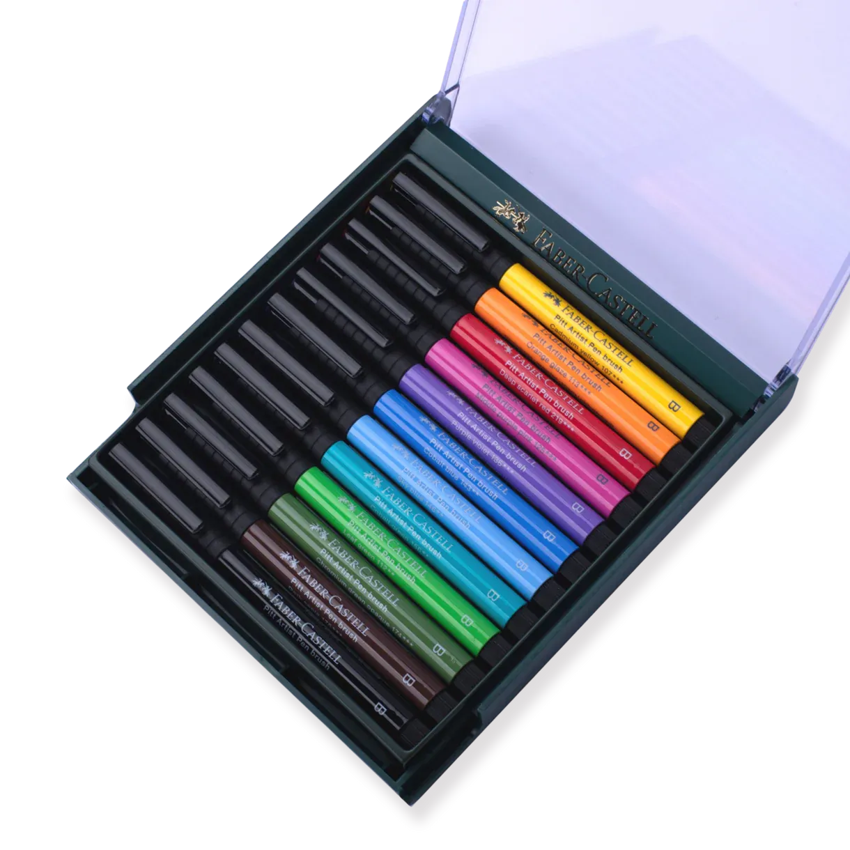 Faber-Castell Pitt Artist Brush  Pen - Set of 12 - Bright