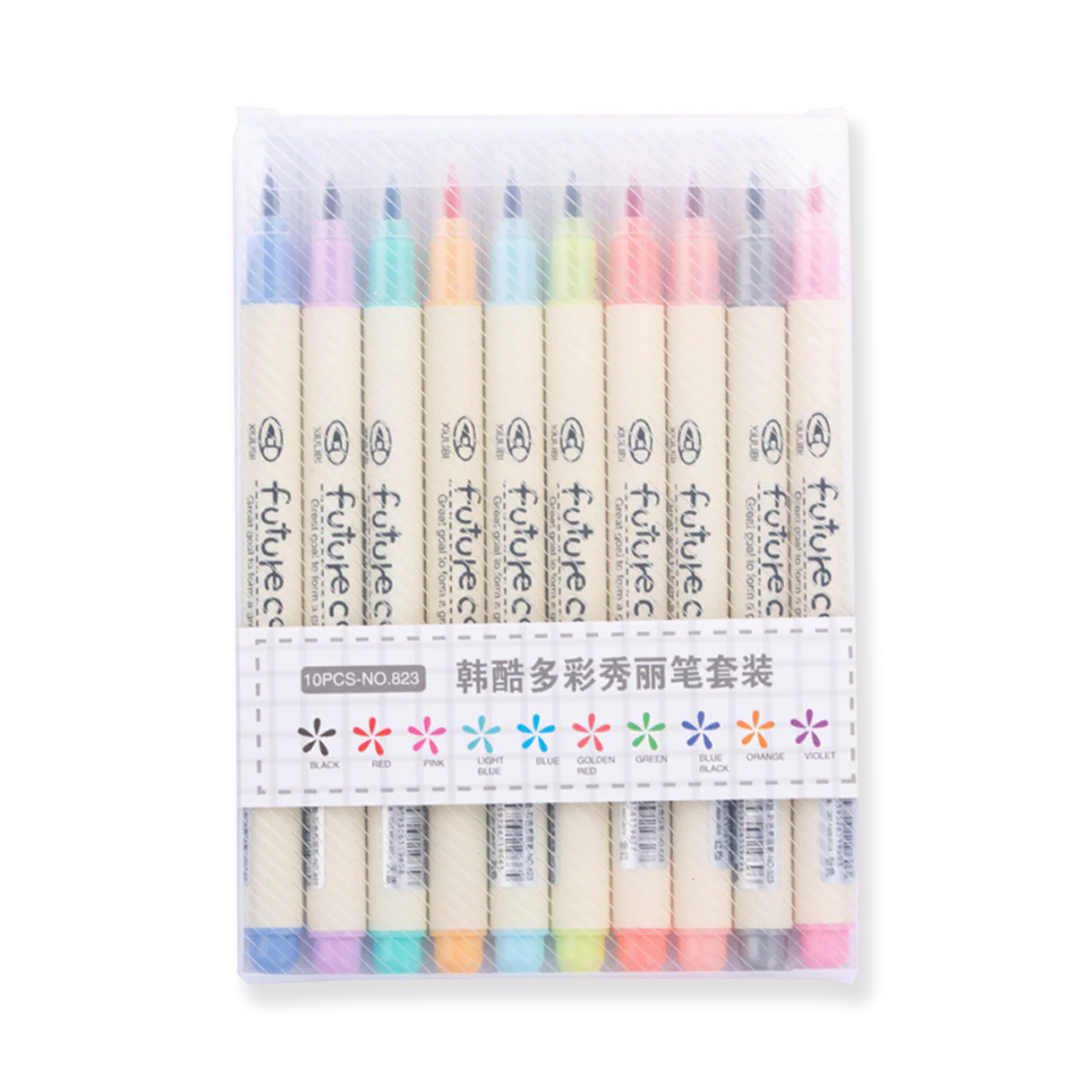 Future Color Lettering Brush Pen (Set of 10)