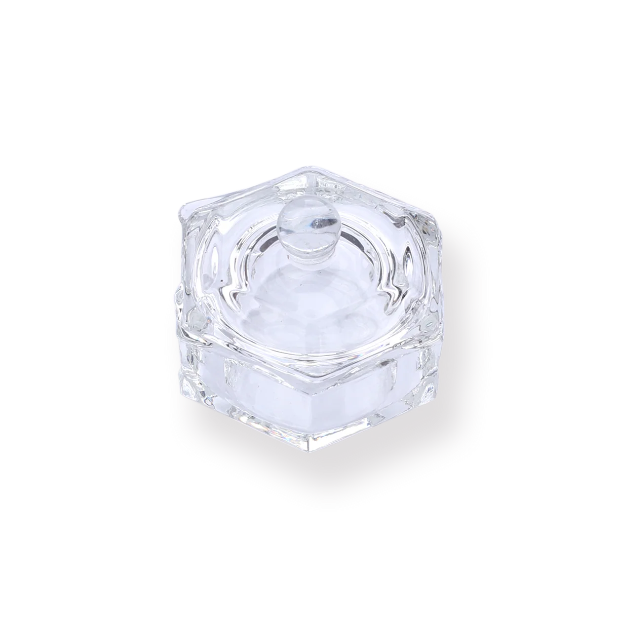 Glass Ink Container - 6 Corner