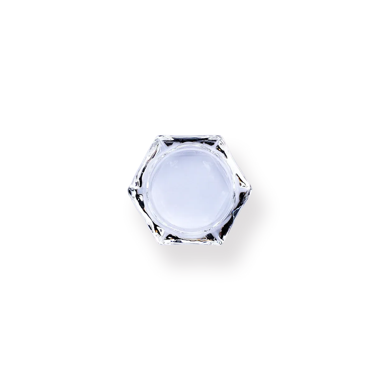 Glass Ink Container - 6 Corner