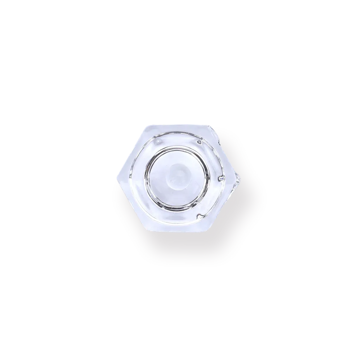 Glass Ink Container - 6 Corner