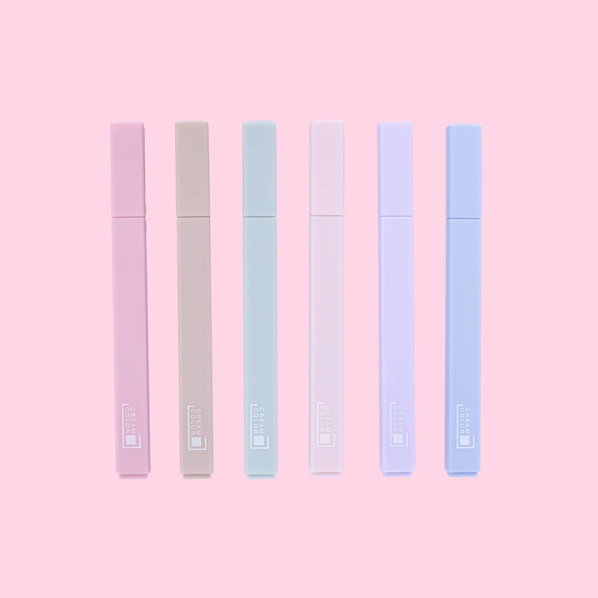 Creamy Color Highlighter - Set of 6 - Sweet-animisttoy stationery