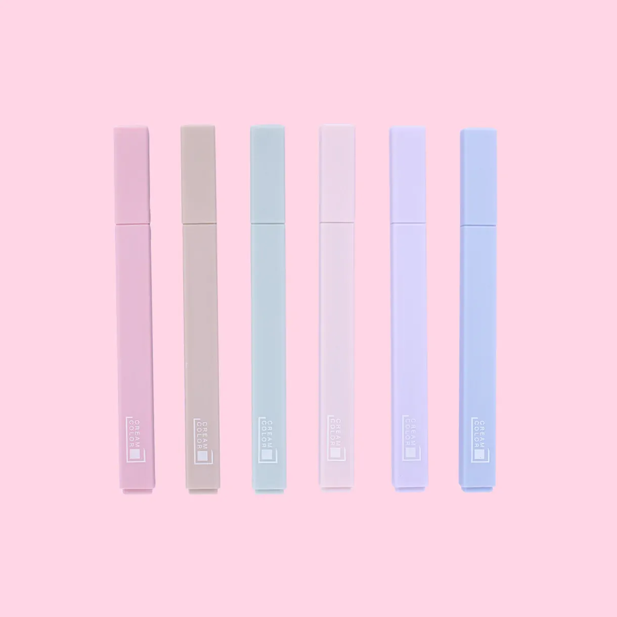 Creamy Color Highlighter - Set of 6 - Sweet-animisttoy stationery