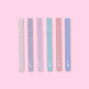 Creamy Color Highlighter - Set of 6 - Salty-animisttoy stationery