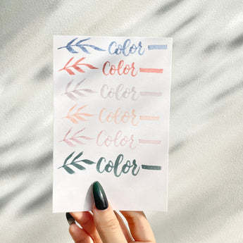 Creamy Color Highlighter - Set of 6 - Salty-animisttoy stationery