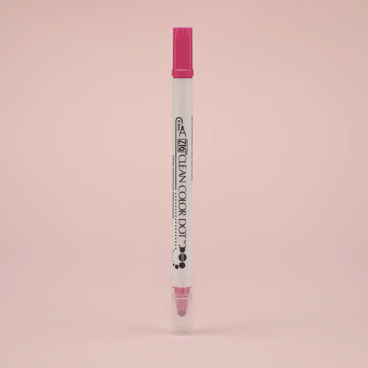  Kuretake Zig Clean Colour Dot Basic Double-Sided Marker - 6 Color Set