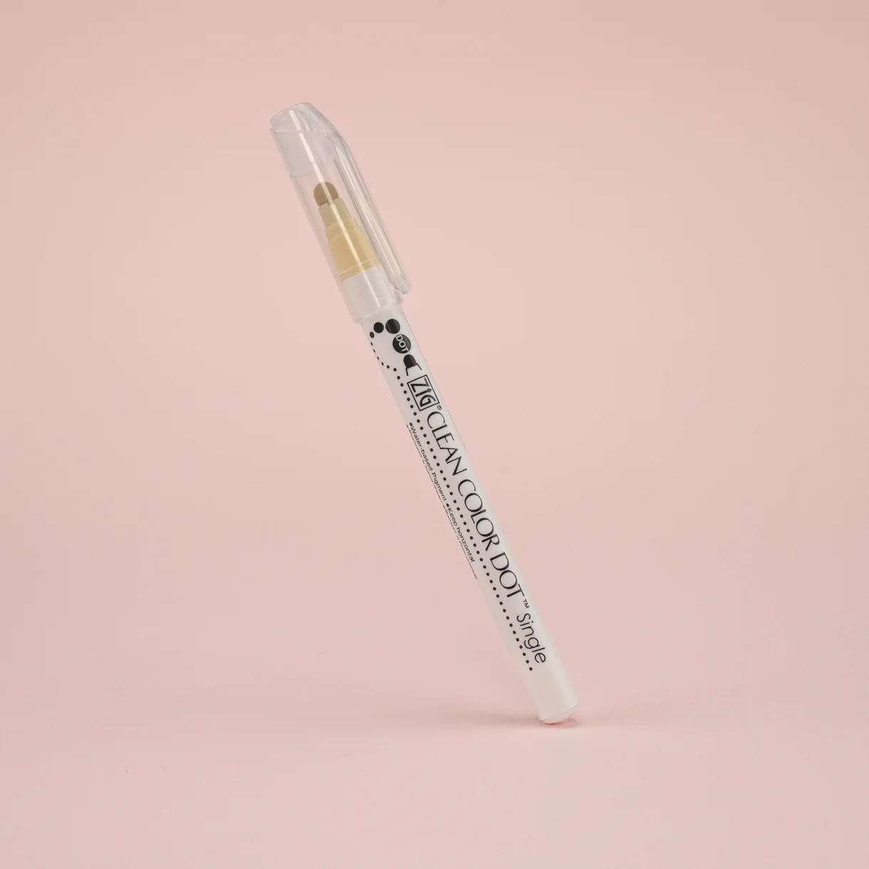 Kuretake Zig Clean Colour Dot Single Marker - 6 Colors Set