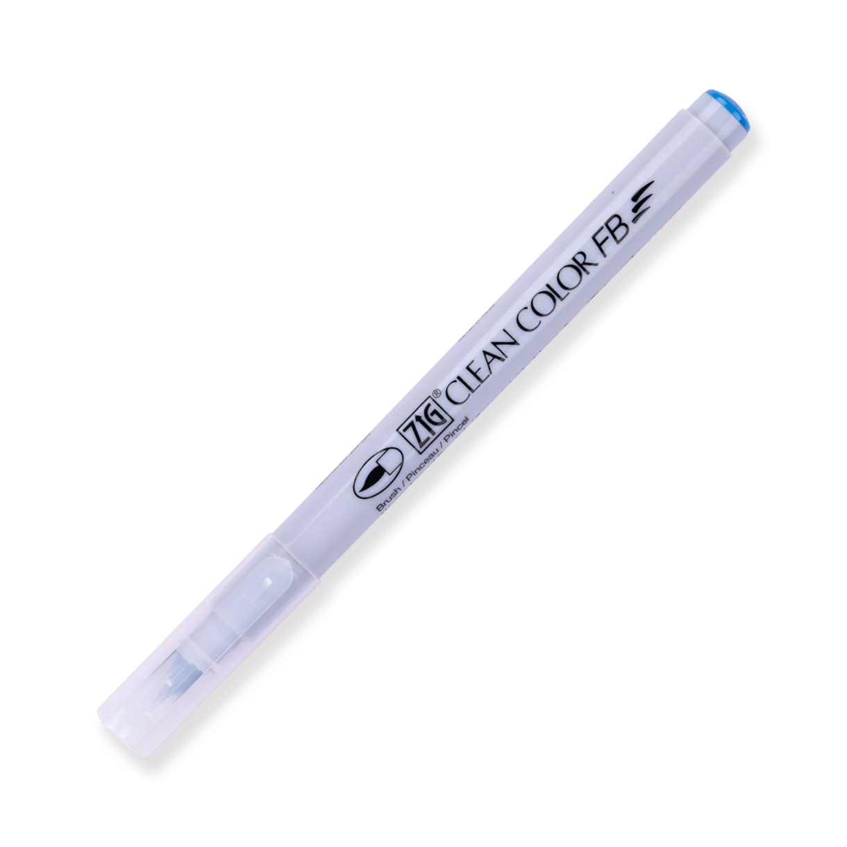 Kuretake ZIG Clean Color FB Felt Tip Brush  Pen - 12 Color Set - Bright   Deep  Pure