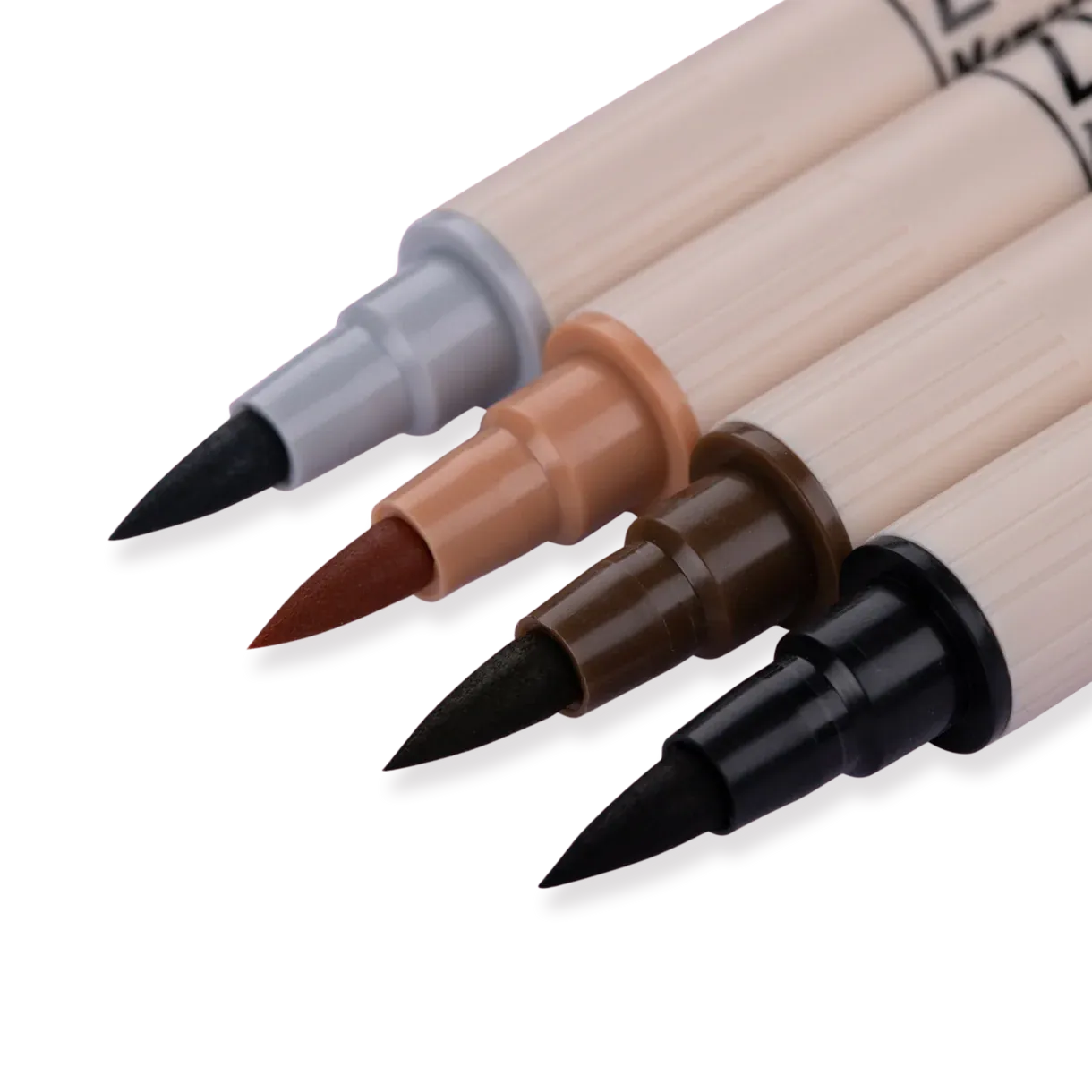 Kuretake Zig Brushables Brush  Pen - 4 Colors  Set