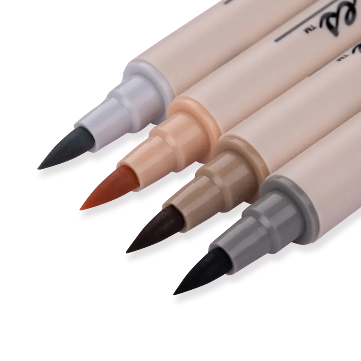 Kuretake Zig Brushables Brush  Pen - 4 Colors  Set