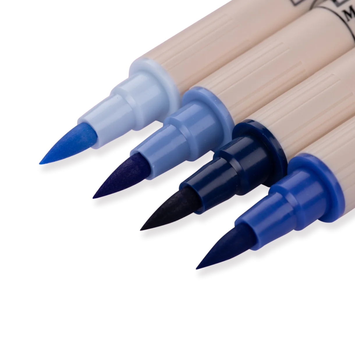 Kuretake Zig Brushables Brush  Pen - 4 Colors  Set
