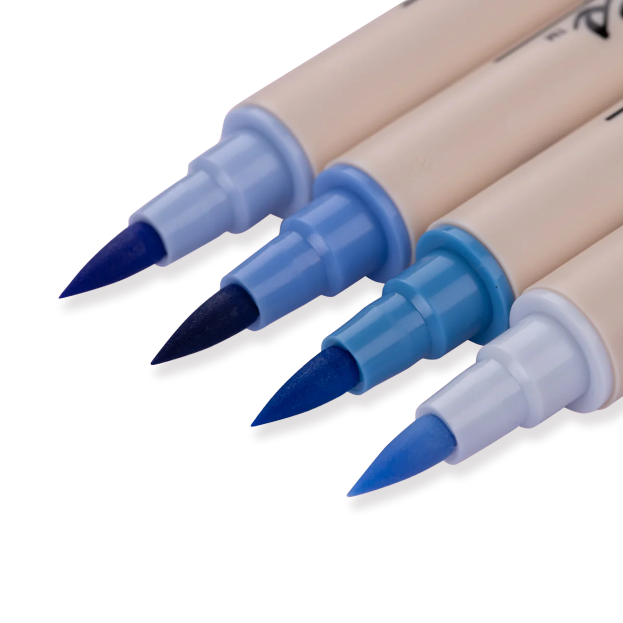 Kuretake Zig Brushables Brush  Pen - 4 Colors  Set