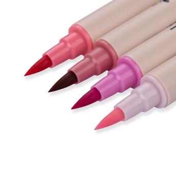 Kuretake Zig Brushables Brush  Pen - 4 Colors  Set