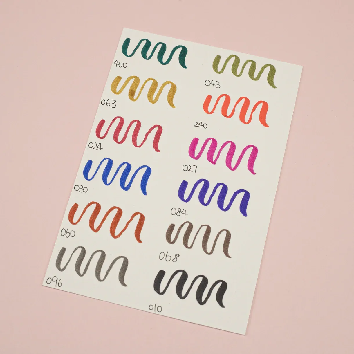 Kuretake ZIG Clean Color FB Felt Tip Brush  Pen - 12 Color Set - Bright and Deep