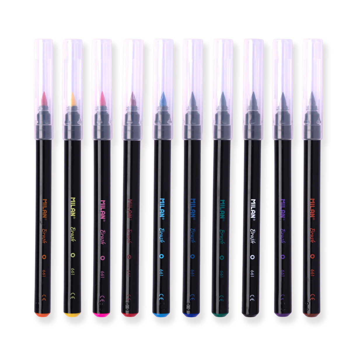 Milan Brush Markers - 10 Color Set