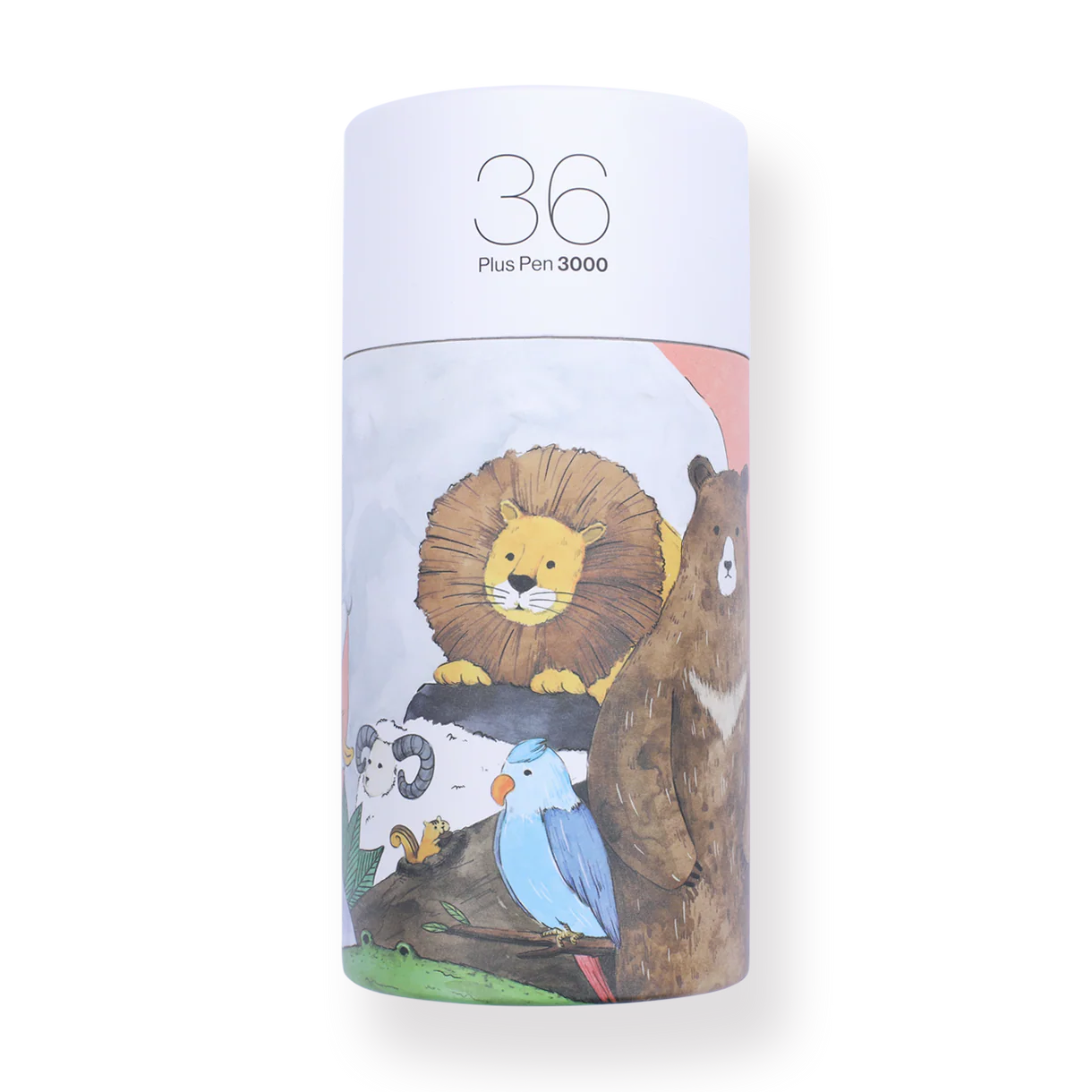 Monami Plus  Pen 3000 - 36 Colors Set - Cylindrical Pack